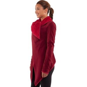Lululemon Presence of Mind Jacket Red Cranberry